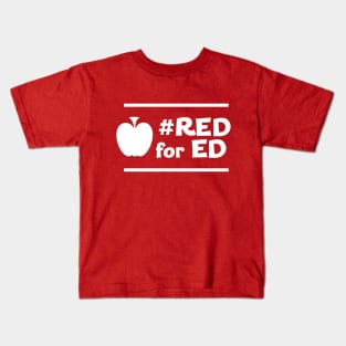 Red for Ed (funky) Kids T-Shirt